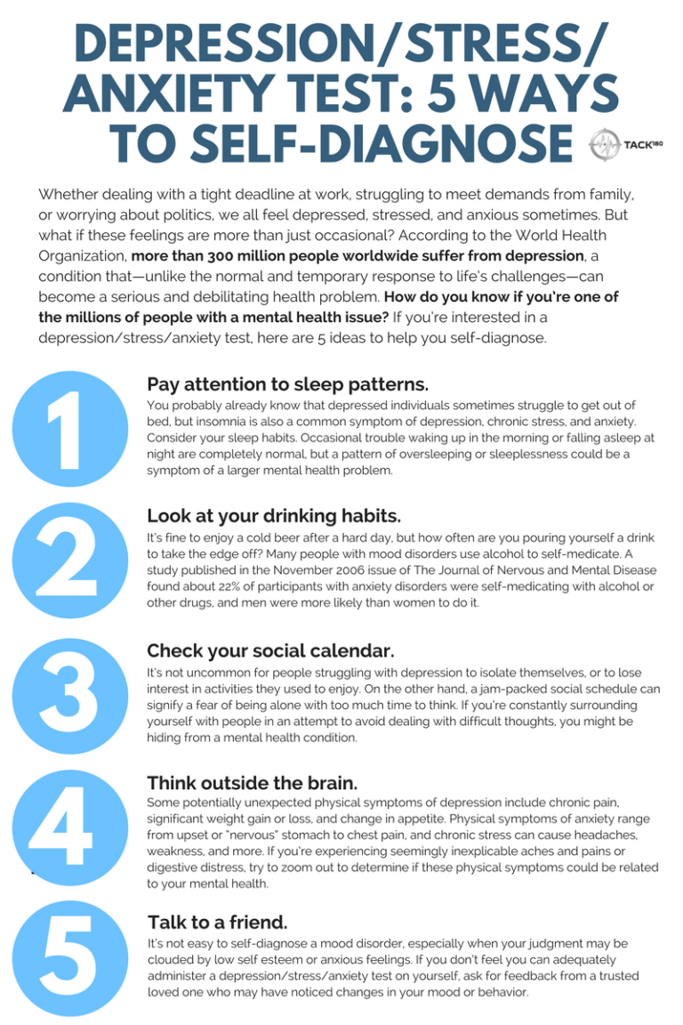 Depression Stress Anxiety Test 5 Ways To Self Diagnose Yourself